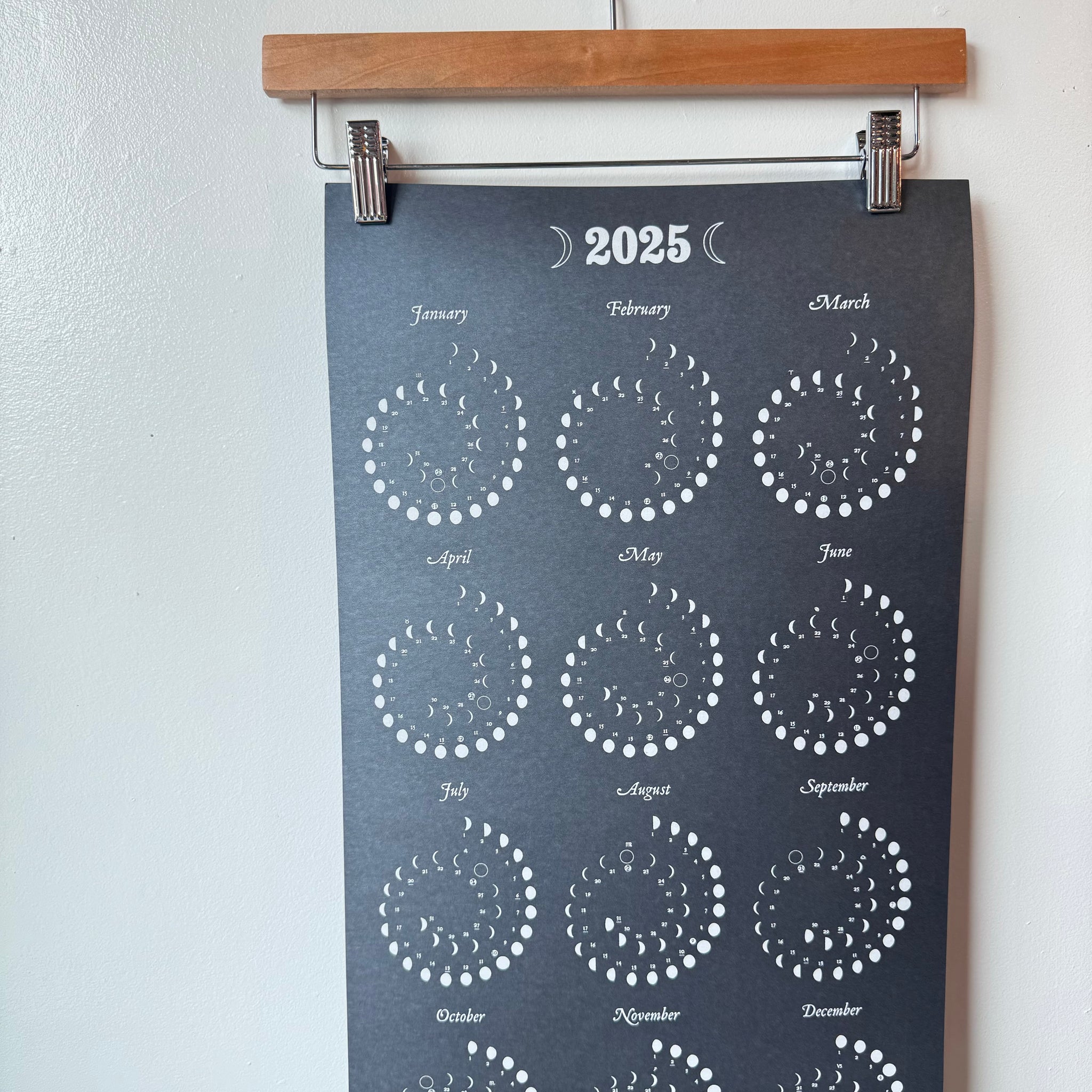 2025 Many Moons Calendar by Margins