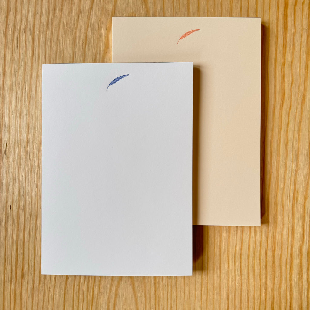A5 Quill Letter Notepad by Le Typographe
