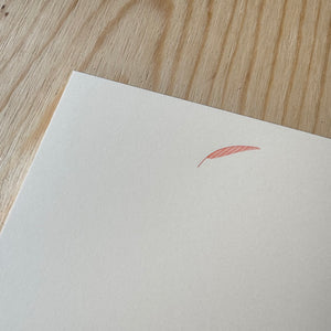 A5 Quill Letter Notepad by Le Typographe