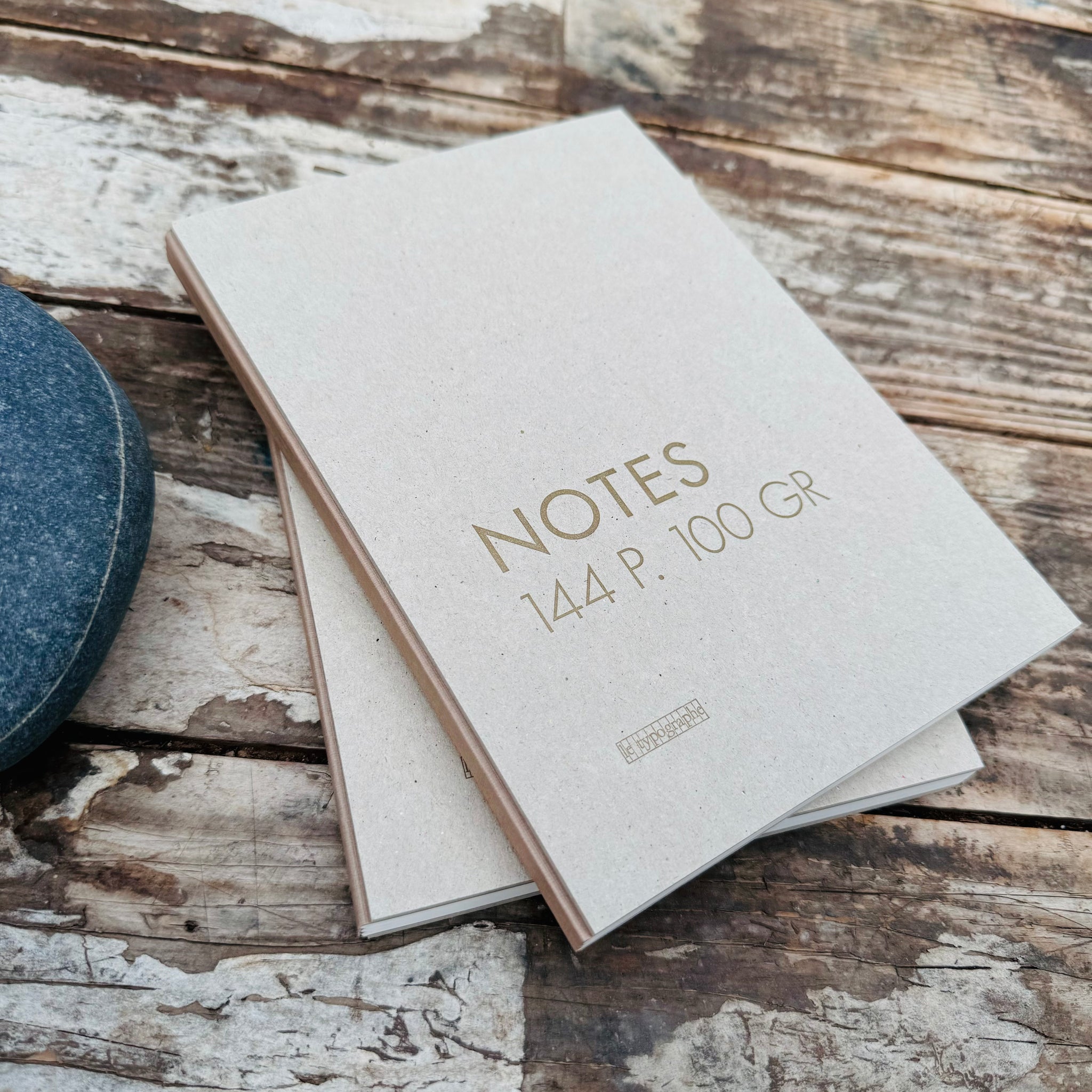 A5+ Hard Cover Notebook Blank Pages by Le Typographe