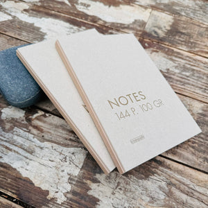 A5+ Hard Cover Notebook Blank Pages by Le Typographe