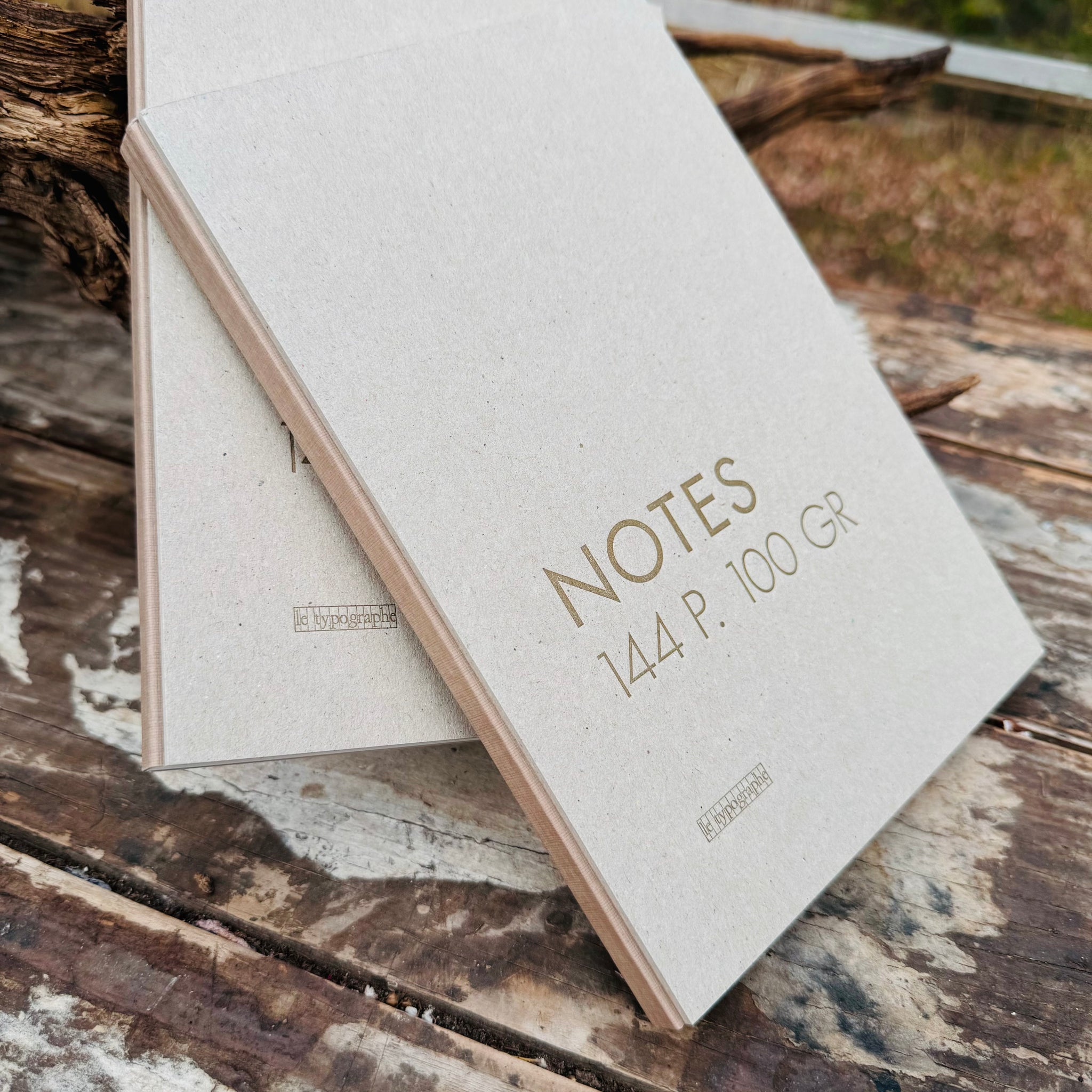 A5+ Hard Cover Notebook Blank Pages by Le Typographe