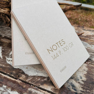 A5+ Hard Cover Notebook Blank Pages by Le Typographe