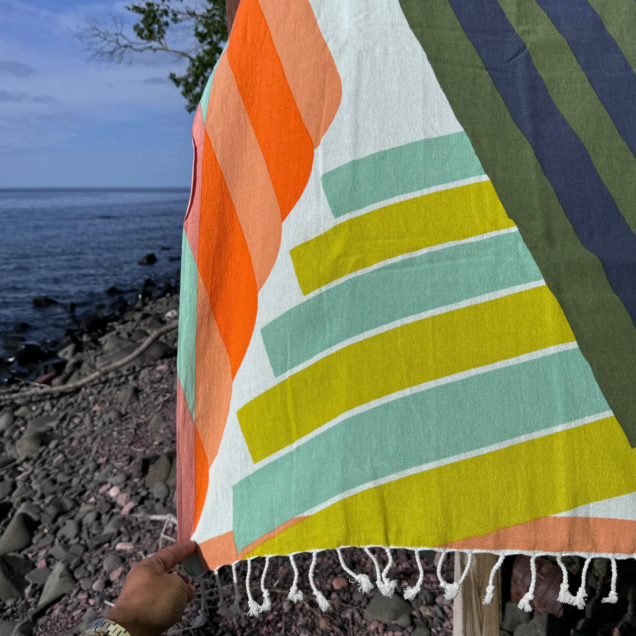 Alto Cotton Beach Towel by Mapoesie