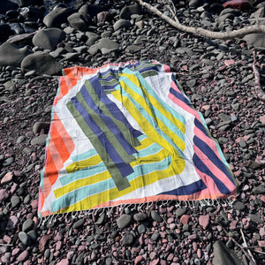 Alto Cotton Beach Towel by Mapoesie