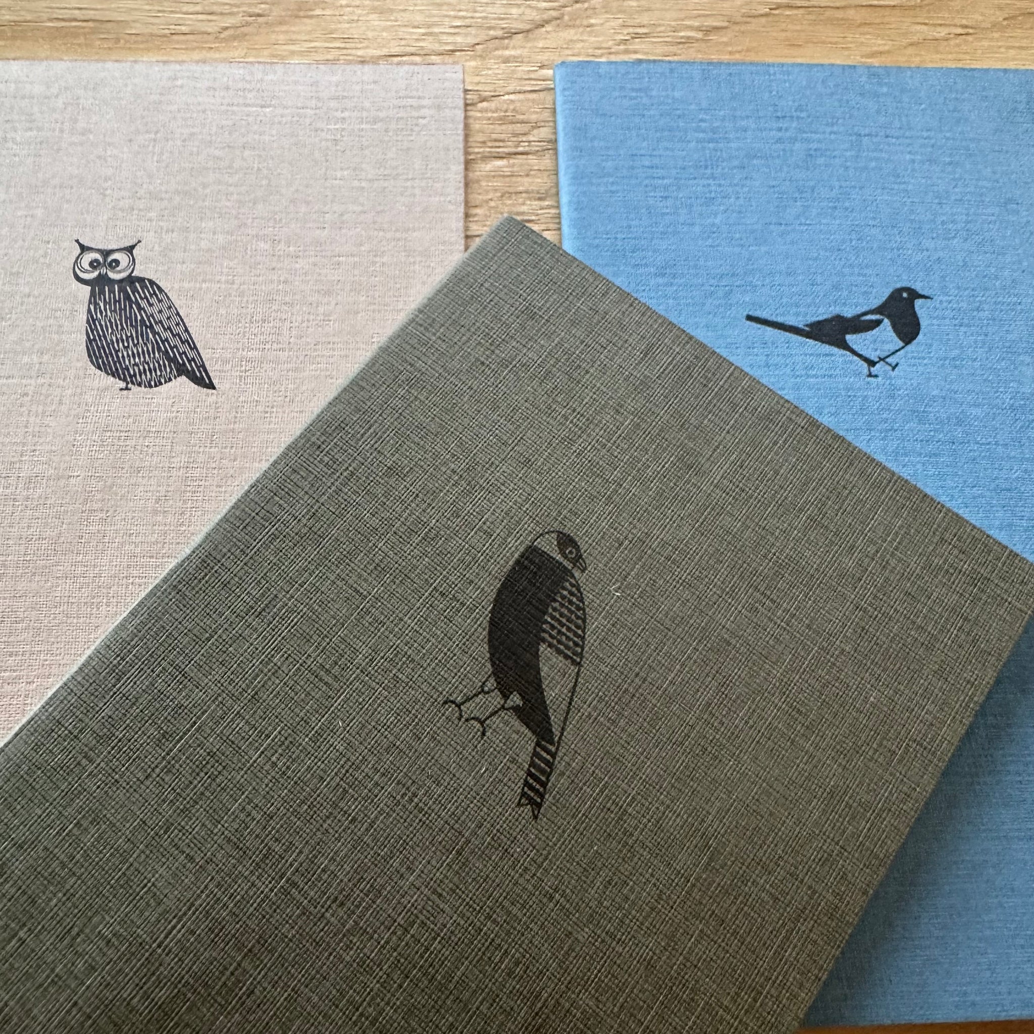 Birds - 3 Softcover Notebooks by Le Typographe