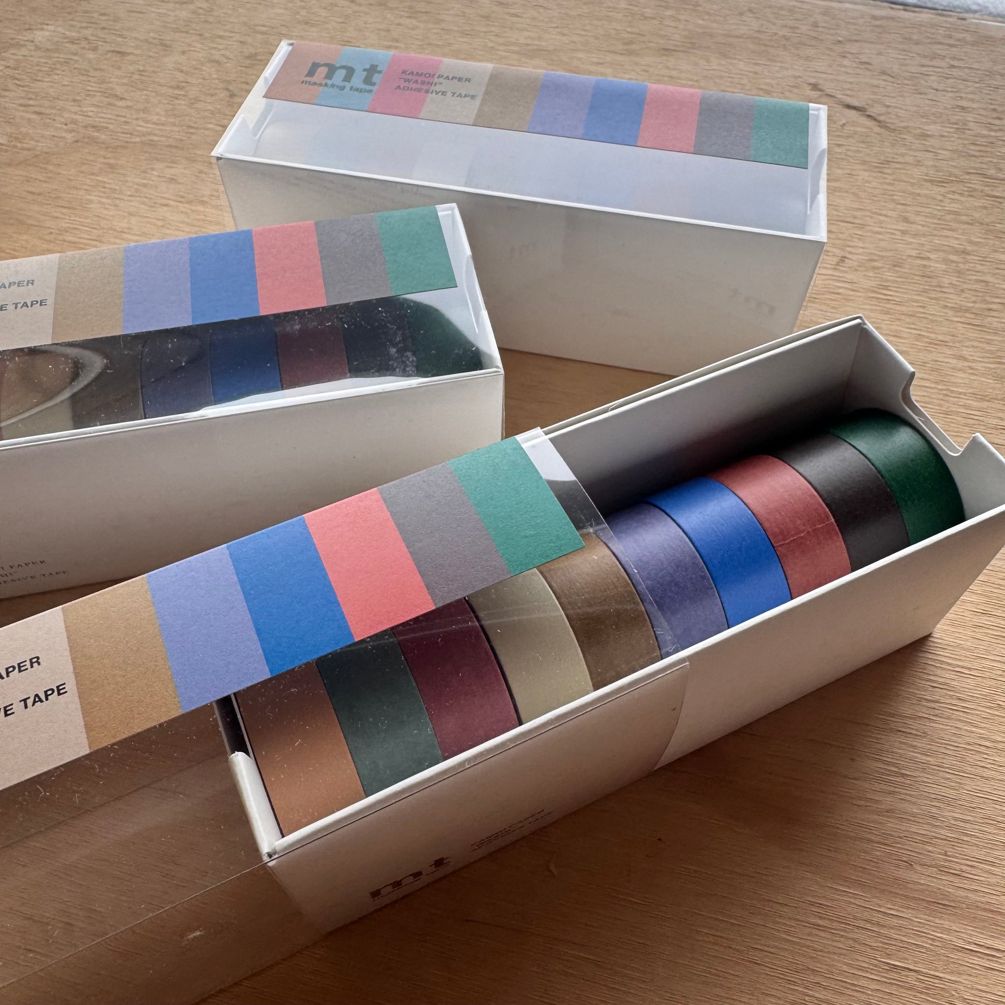 Boxed set of 10 Washi Tape Muted Range