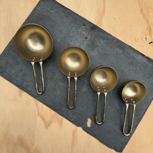 Brass Measuring Cups - Set of Four