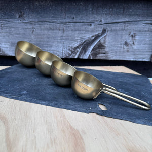 Brass Measuring Cups - Set of Four