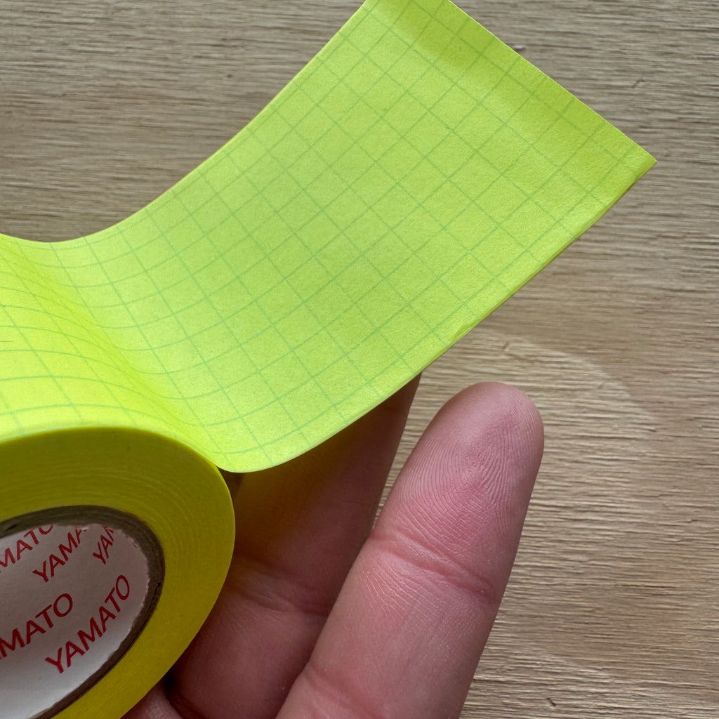 Fluo Yellow Memo Roll Washi Tape