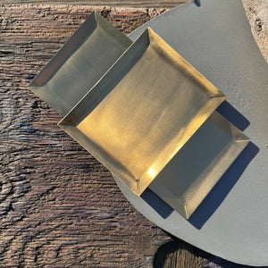 Hand-Forged Brass Plates from Fog Linen