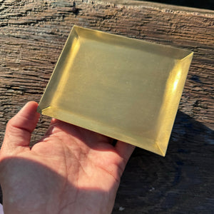 Hand-Forged Brass Plates from Fog Linen