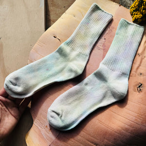 Hand Dyed Cotton Socks- Random Dyed by Scarfshop 38-42