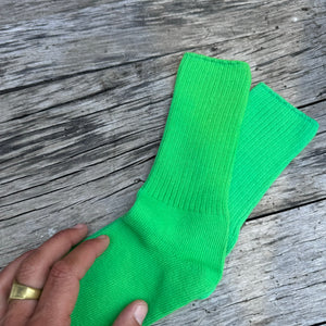 Hand Dyed Cotton Socks in New Tones by Scarfshop