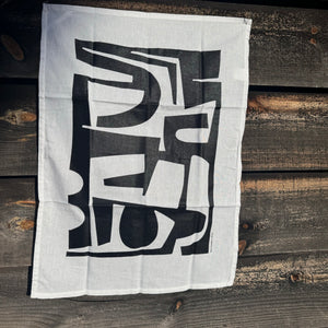 Printed Modern Bloc Tea Towels