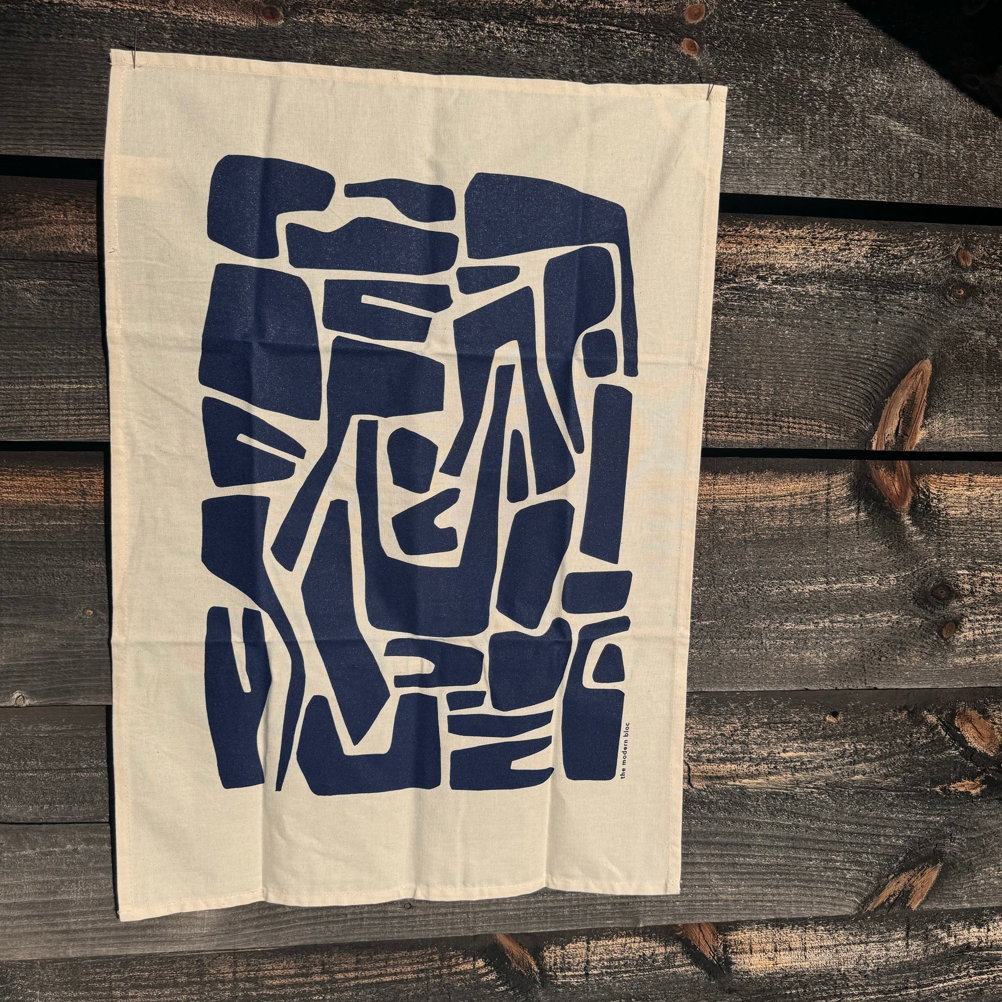 Printed Modern Bloc Tea Towels