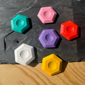 Hexagonal Erasers by Le Typographe