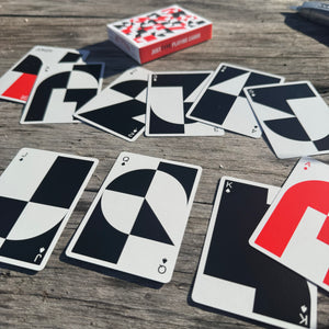 Just Type Playing Cards by The Art of Play