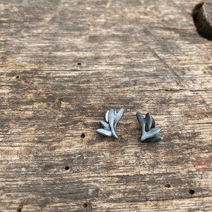 Little Wings Post Earrings by Blackwing Metals