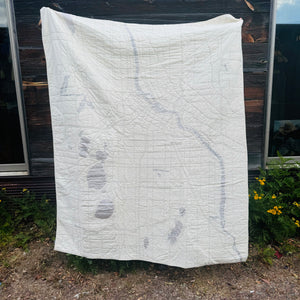 Minneapolis Quilt in White by Haptic Lab