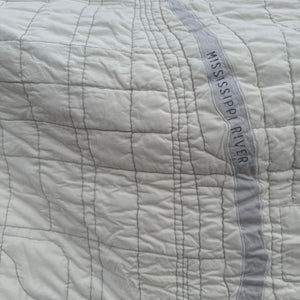 Minneapolis Quilt in White by Haptic Lab