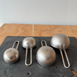 Pewter Measuring Cups - Set of Four