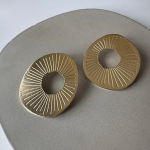 Ray Statement Earrings by Mulxiply