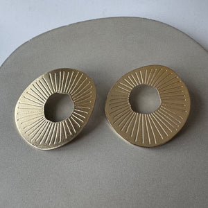 Ray Statement Earrings by Mulxiply