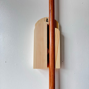 Solid Maple Broom Holder by Millstream Home