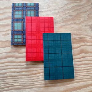 Tartan - 3 Softcover Notebooks by Le Typographe