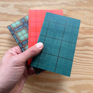 Tartan - 3 Softcover Notebooks by Le Typographe