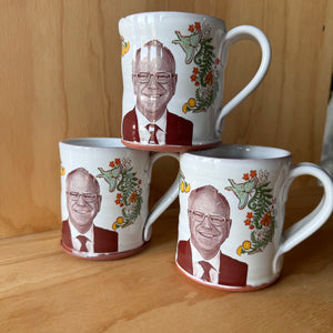 Tim Walz Decorated Ceramic Mug by Justin Rothshank