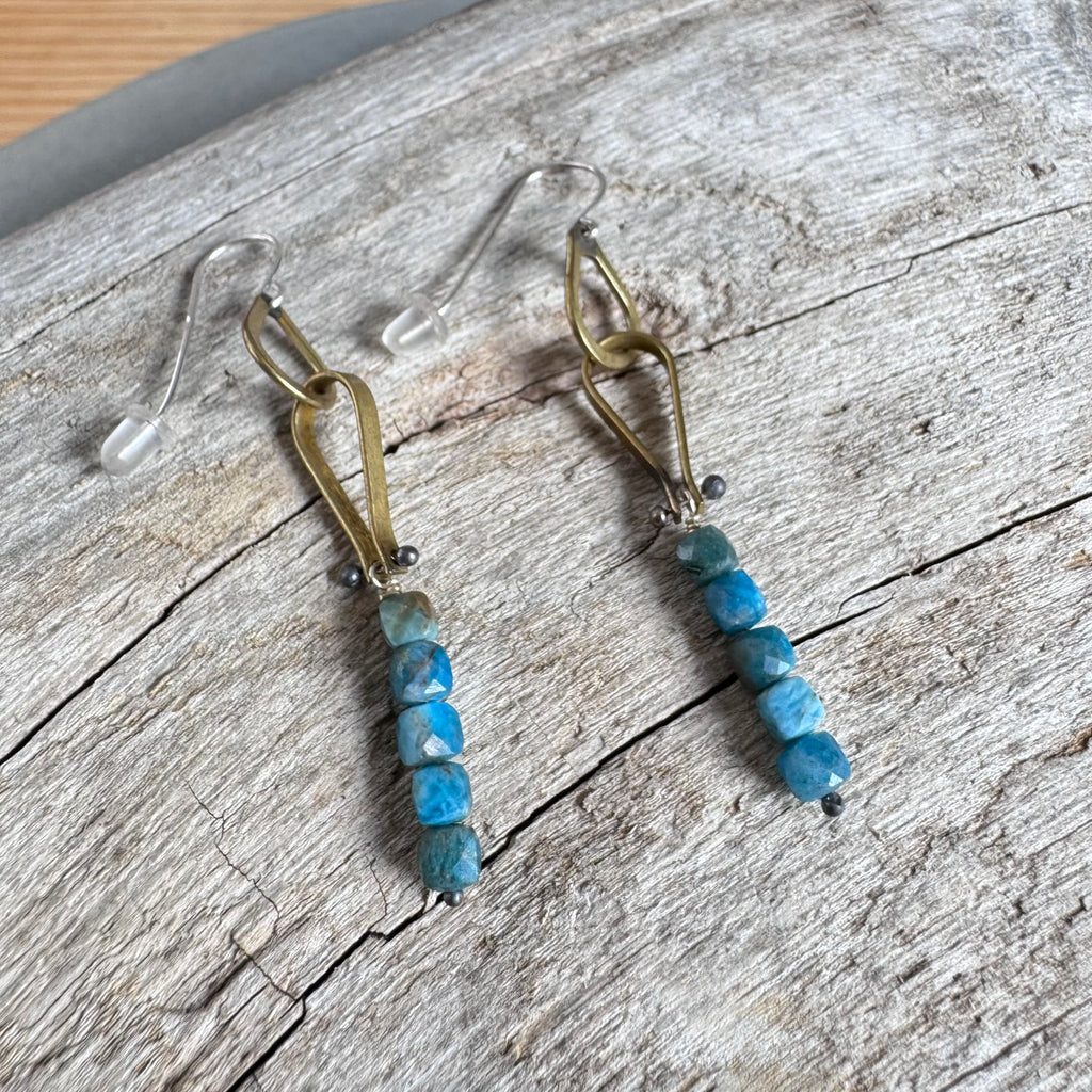 Turquoise Stack Earrings by Eric Silva