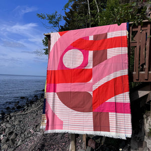 Vision Cotton Beach Towel by Mapoesie