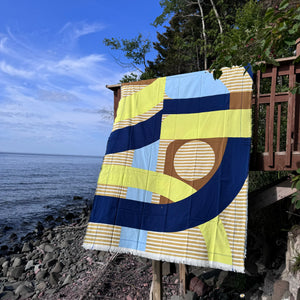 Vision Cotton Beach Towel by Mapoesie