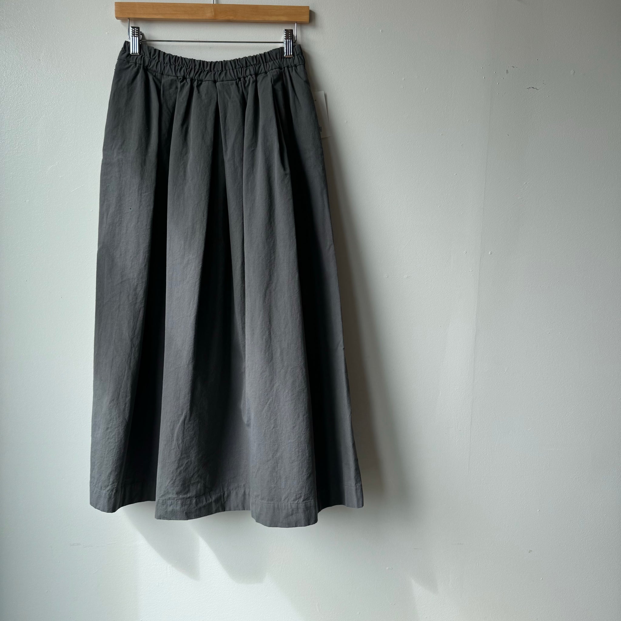 Weather Cloth Box Tuck Skirt, Long by Sarahwear