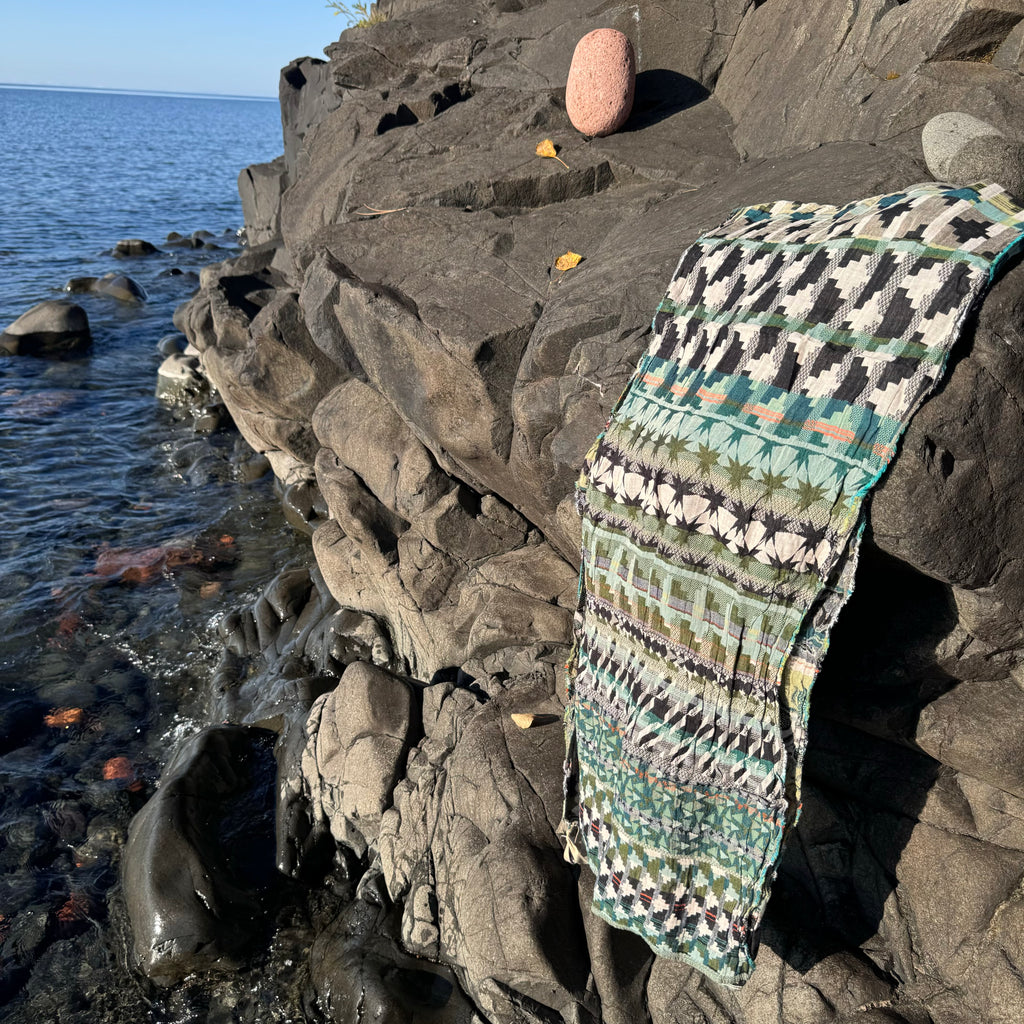 Ziggy Jacquard Scarf in Colvert by Letol