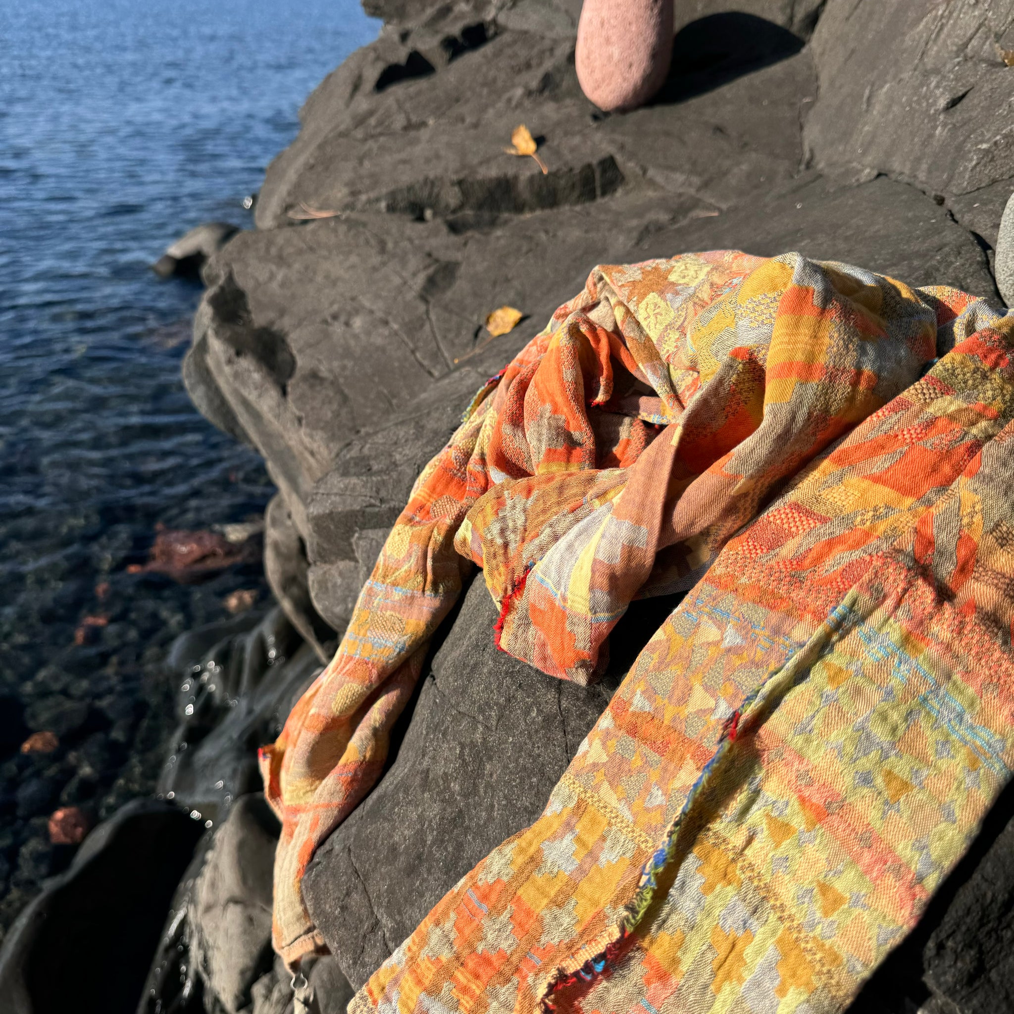 Ziggy Jacquard Scarf in Fruits Confits by Letol