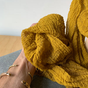 Cotton Scarf in Saffron by Scarfshop