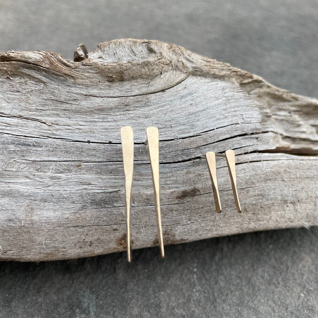 Gold Fill Thorn Earrings by Everart Designs