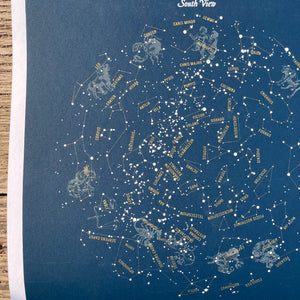 Map of the Heavens Print by Margins