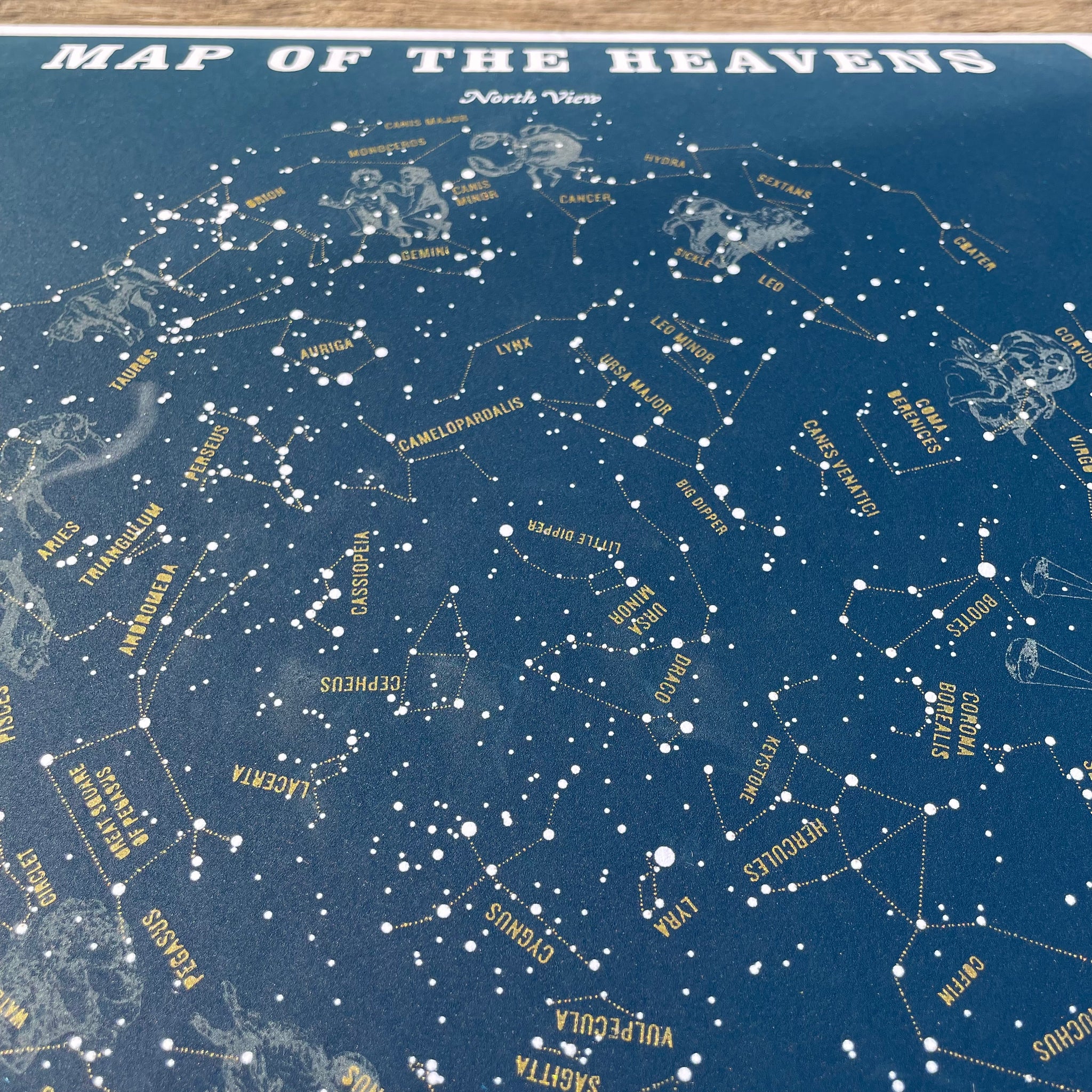 Map of the Heavens Print by Margins