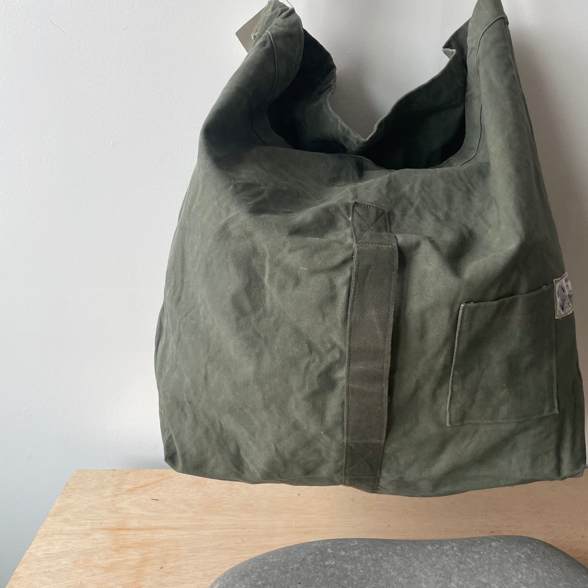 Minimalist Shoulder Tote Bag with Purse Made With Recycled